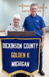 Watters presents Custer’s Last Stand program to Golden K